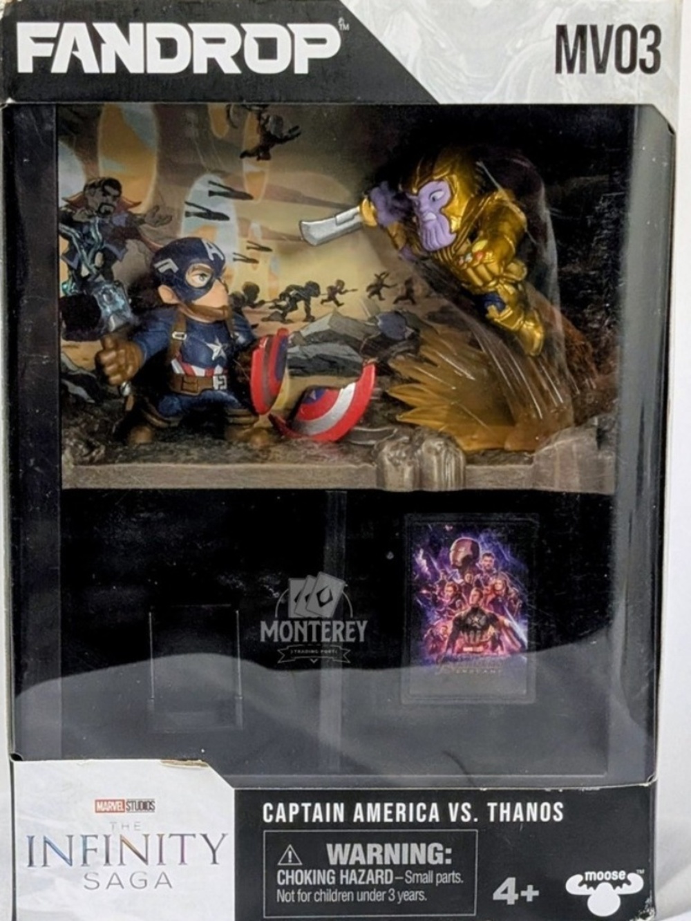 Disney Marvel FANDROP Captain America vs Thanos MV03 Figure Set New